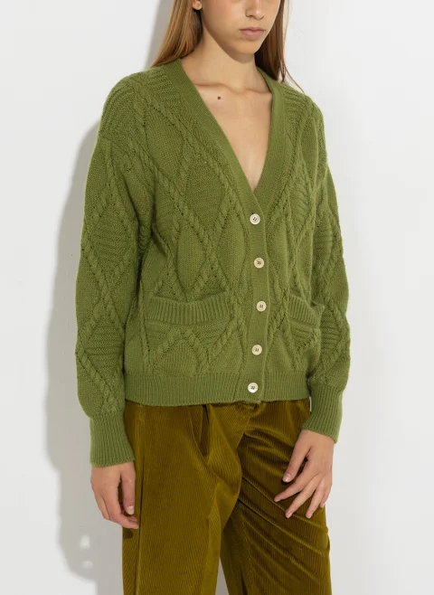 Жилетка с мохер Weekend Max Mara Bolero — снимка 4