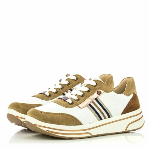 Дамски Сникърс ARA – 12-32442-79 TOFFEE/WEISS,ROSEGOLD/COGNAC — снимка 3