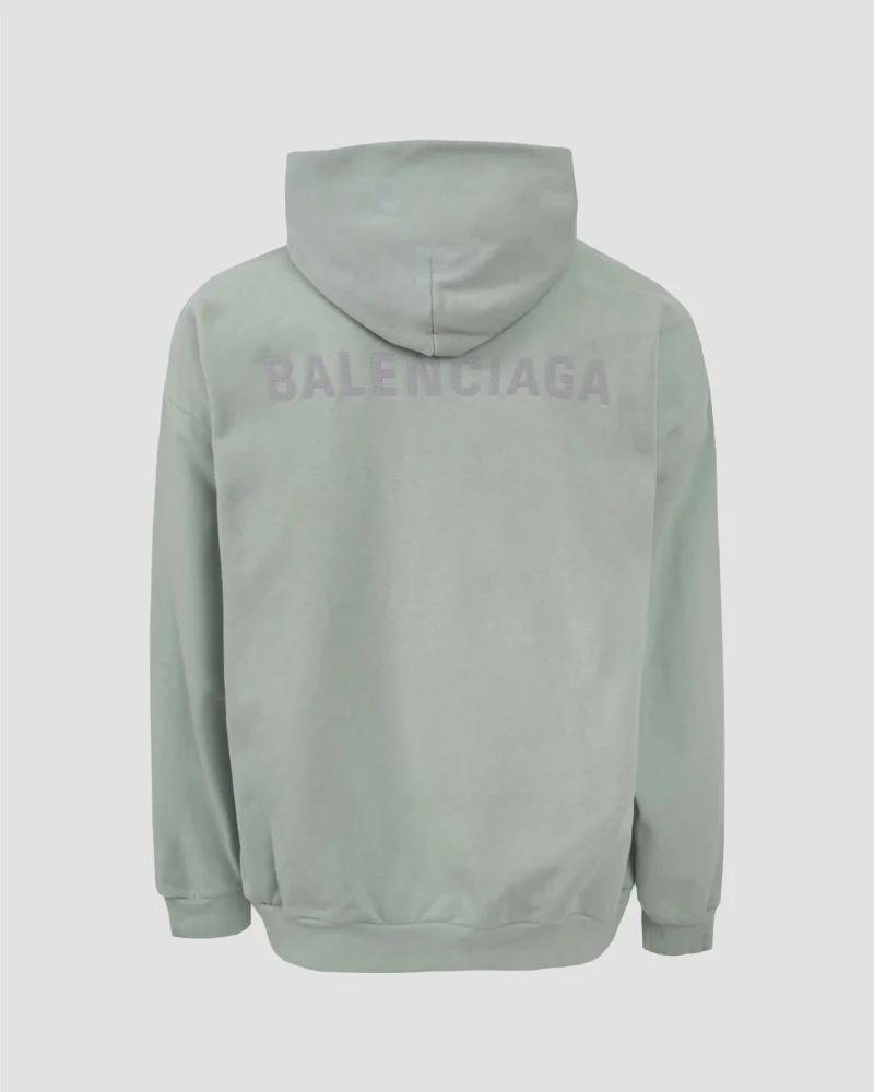 Back Reflective Hoodie Medium Fit in Sage Green — снимка 2
