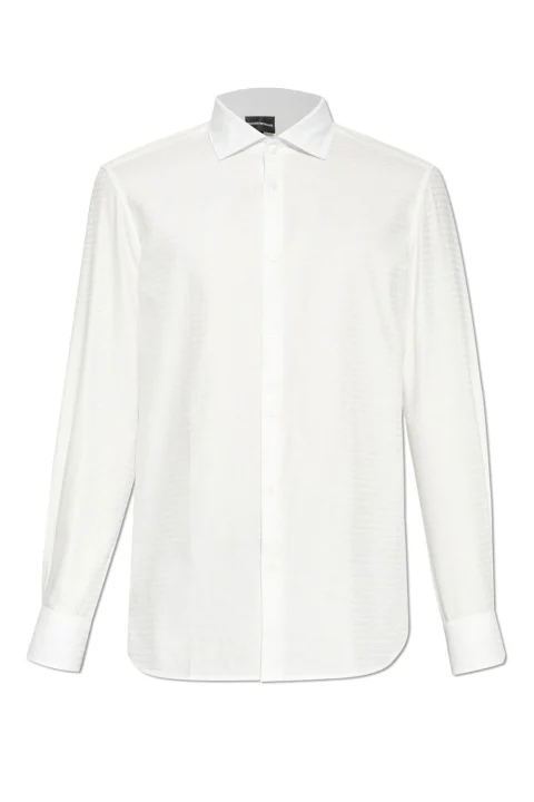 Риза 6D1C861NIUZ F119 logo offwhite