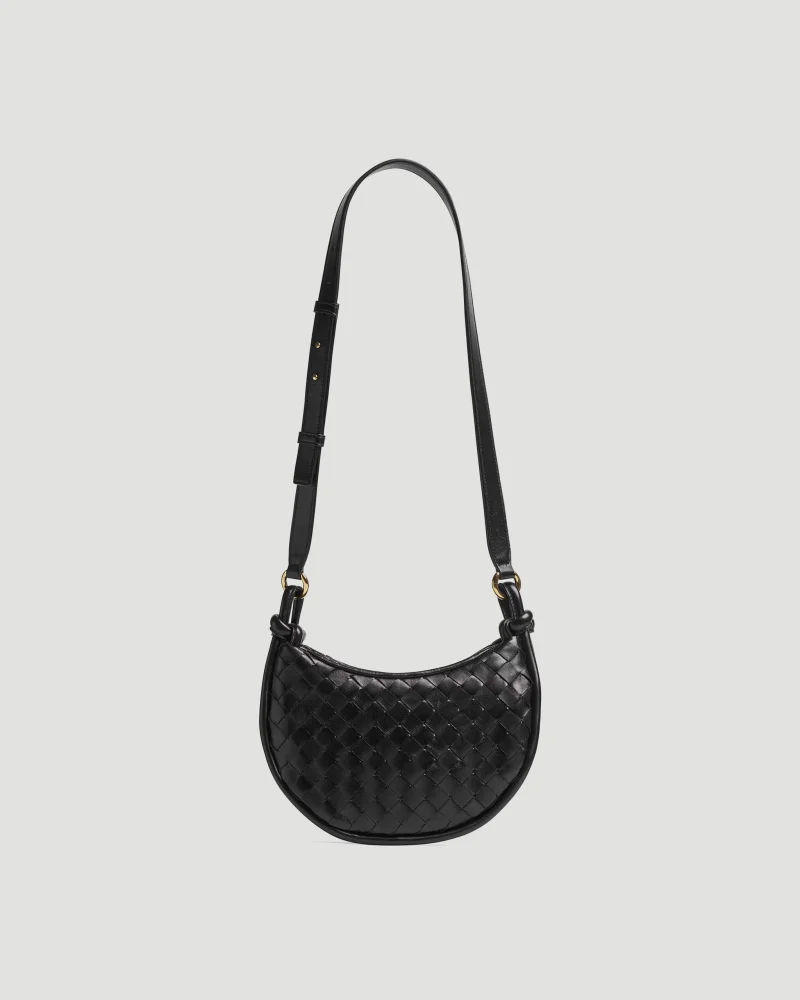 Gemelli Messenger Bag in Black