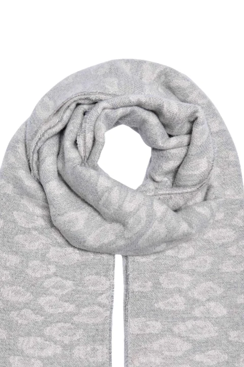 Шал Onlclarisa Animal Soft Scarf 15350130 11-0809 TCX ecru — снимка 2