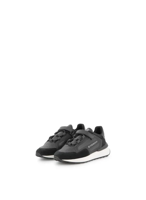 Кецове с велурени детайли Givenchy Kids