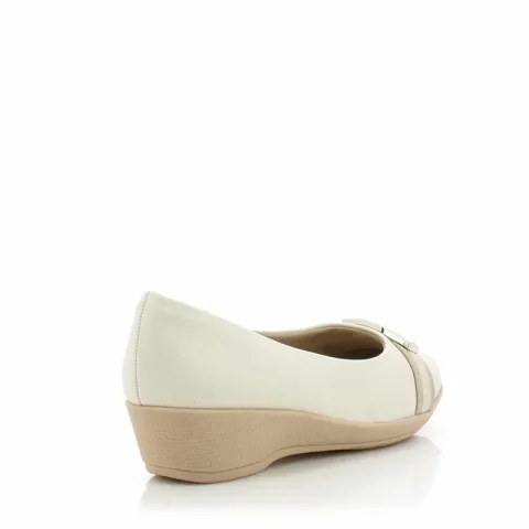Дамски Обувки На Платформа PICCADILLY – 143227 IVONE OFF WHITE/NATURAL — снимка 2