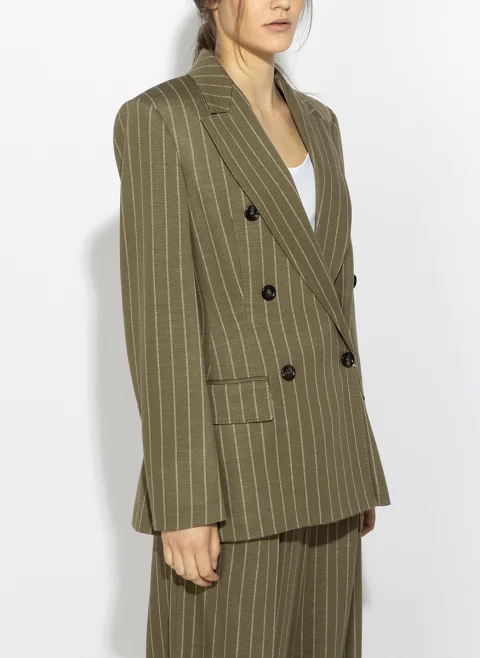 Сако с фина вълна Max Mara Mxmbalta — снимка 6