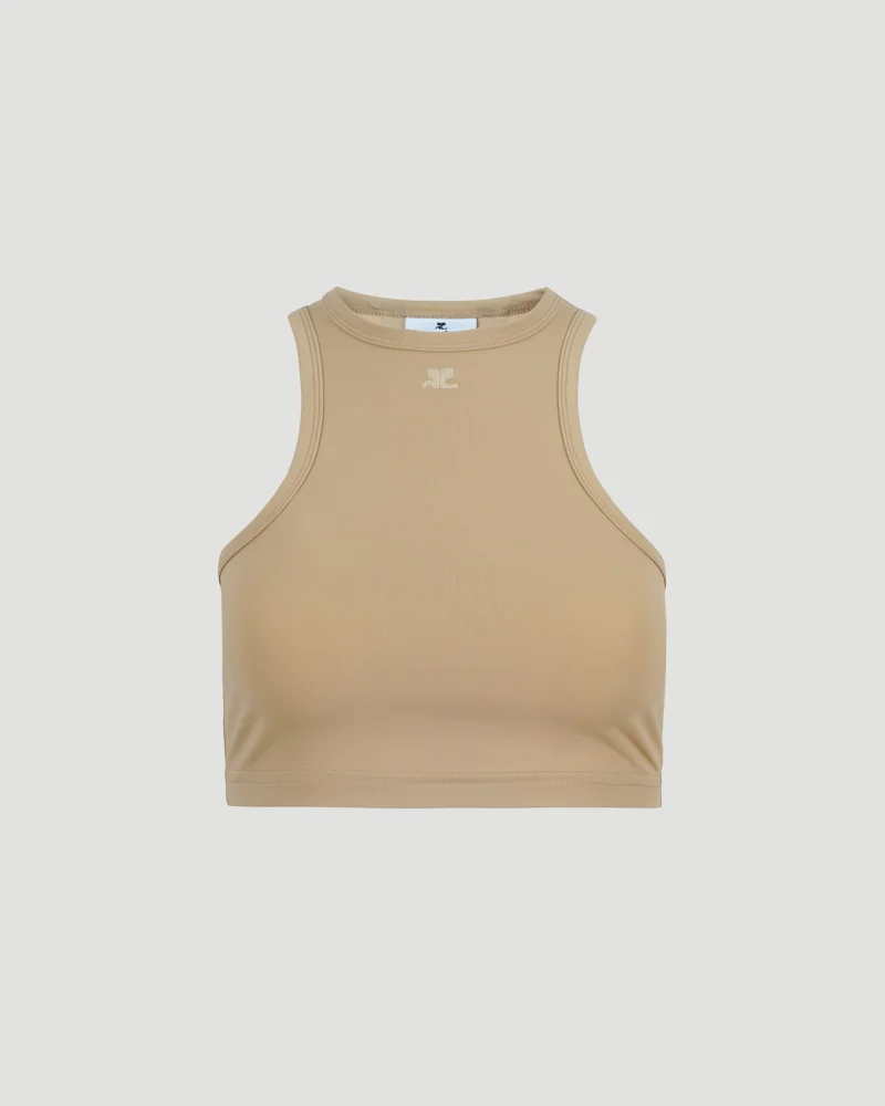 Scuba Bra Top in Dune