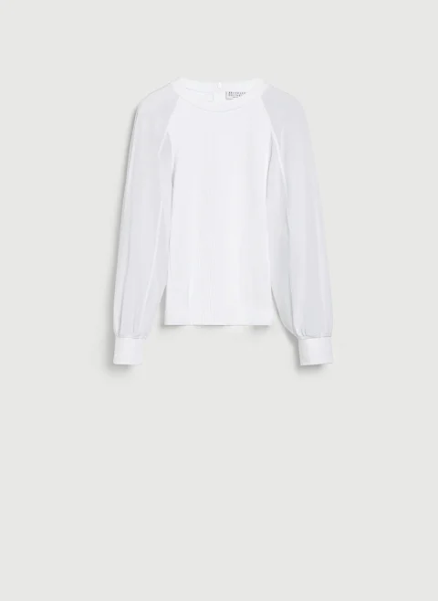 Рипсена блуза 'Harmonious balance' Brunello Cucinelli Kids 6