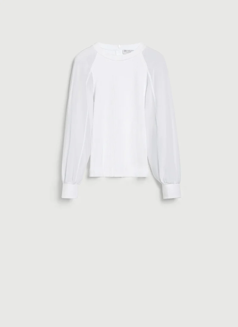 Рипсена блуза 'Harmonious balance' Brunello Cucinelli Kids 6