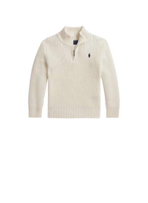 Пуловер с лого бродерия Ralph Lauren Kids 5-7