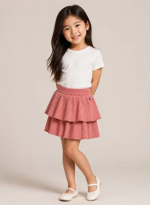 Пола от фино плетиво 'Mini-cable' Ralph Lauren Kids 2-7 — снимка 4