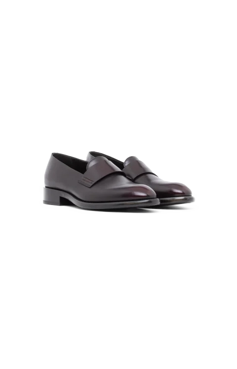 Slippers in Brushed Leather with a Leather Sole — снимка 2