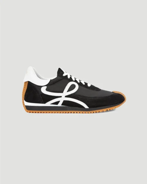 Flow Runner in Nylon and Suede
