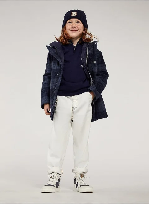 Пуловер с кашмир 'Humanitas' Brunello Cucinelli Kids 12 — снимка 4