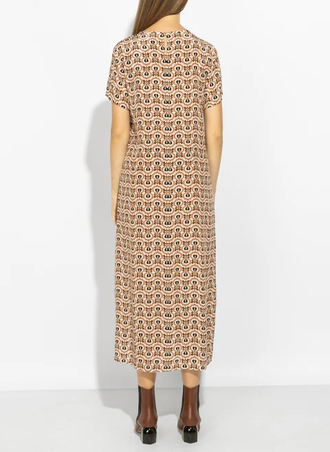 Копринена рокля с принт Weekend Max Mara Wkdvinci — снимка 3