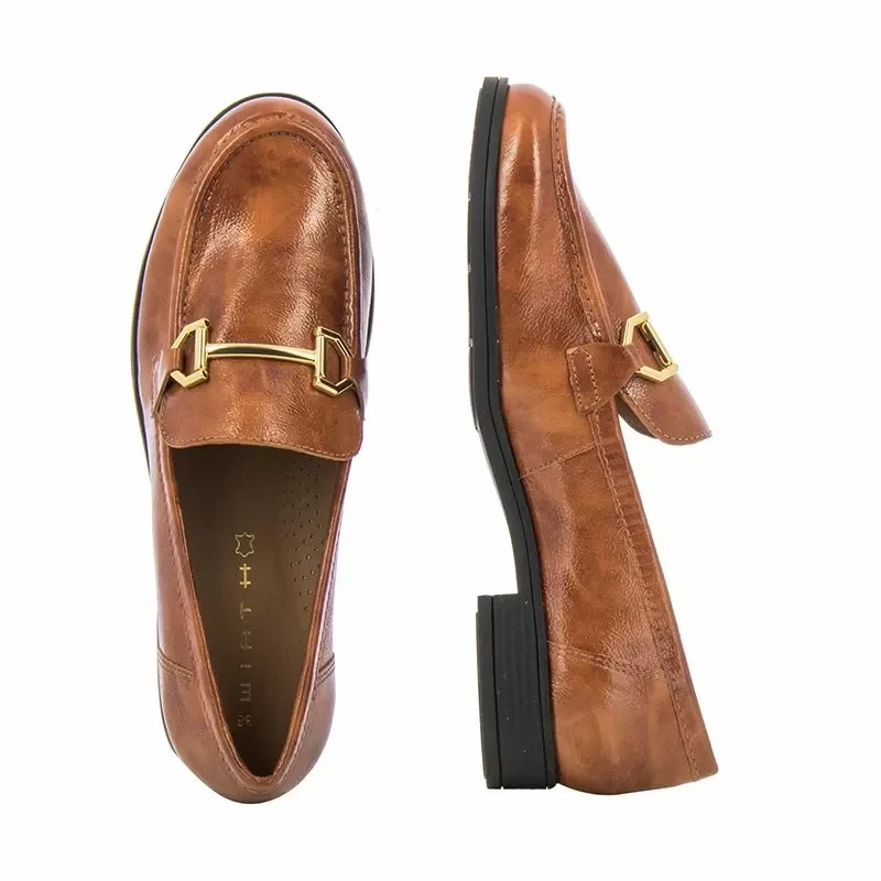 Дамски Лоуфър WIRTH – 81508 PALESTRO NAPPALACK COGNAC — снимка 5