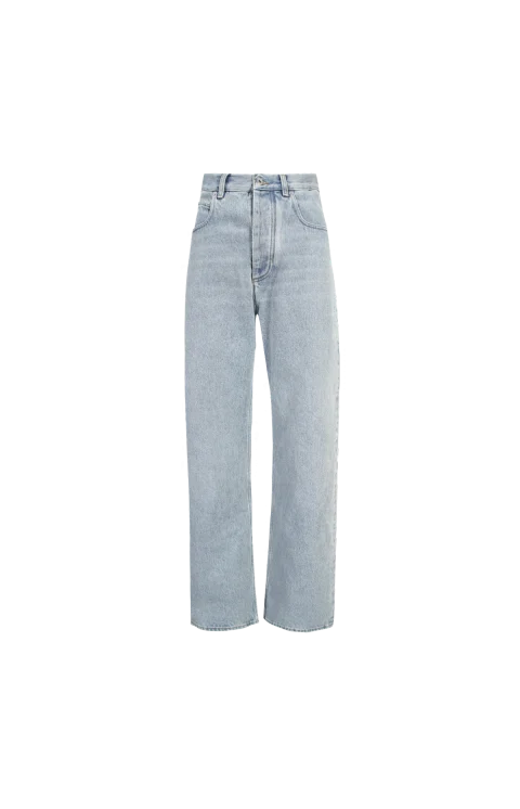 Light Bleach Wide Jeans