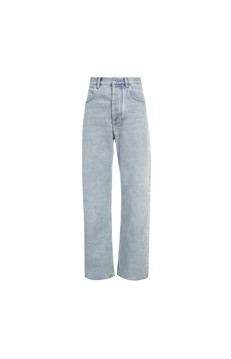 Light Bleach Wide Jeans