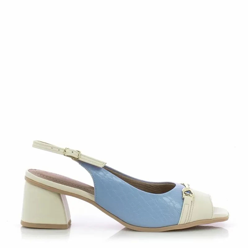 Дамски Сандали На Ток PICCADILLY – 715023 ADRIANA MIRTILO/OFF WHITE