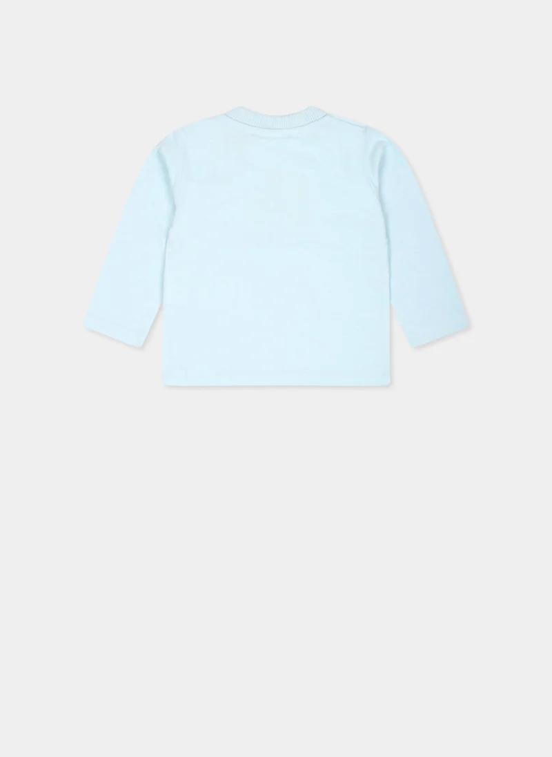Блуза с принт 'Teddy Bear' Moschino Kids — снимка 5