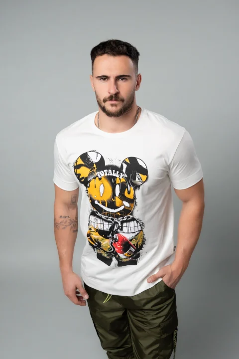 Комбо бели тениски: Erected Bear + Minimal — снимка 3