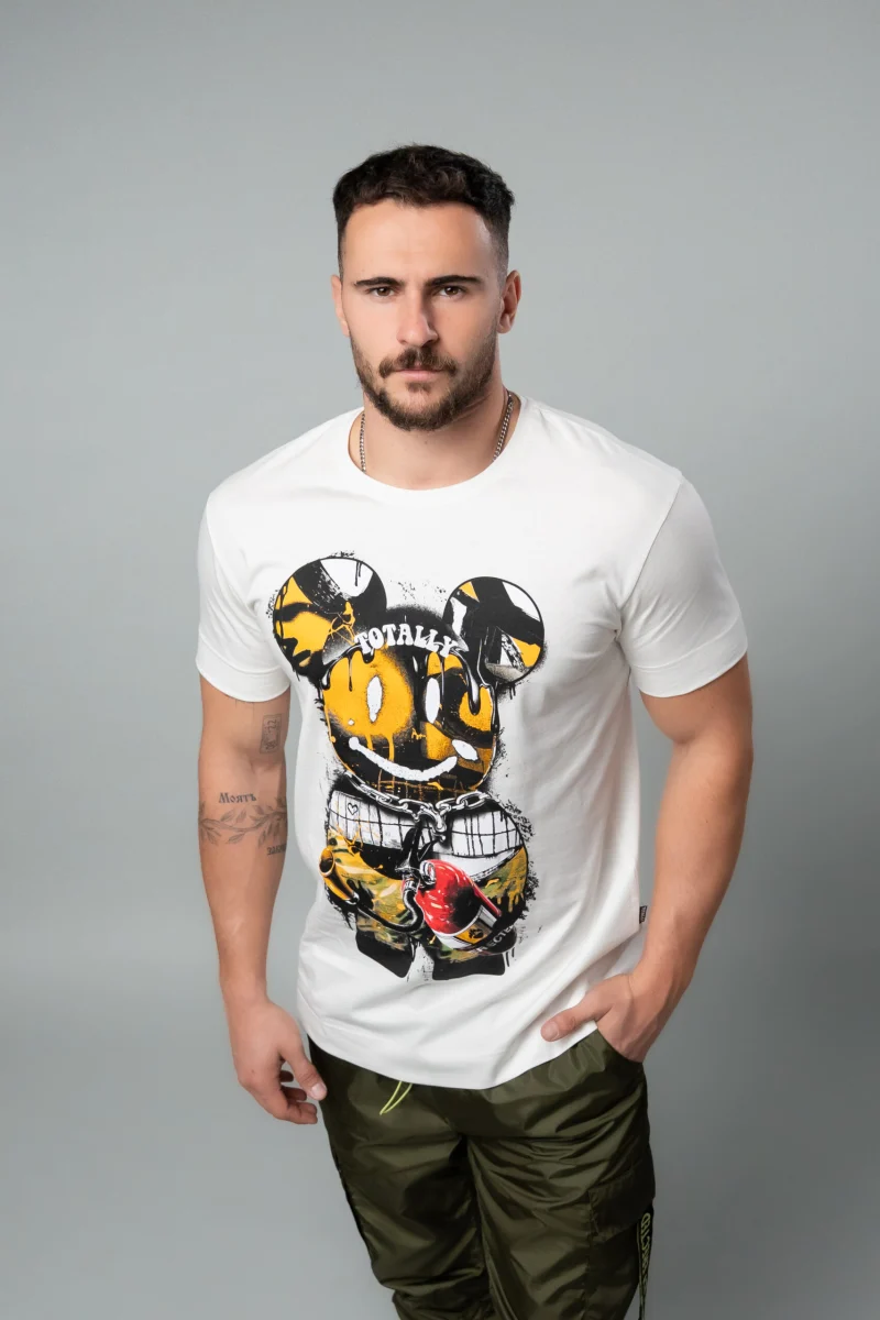Комбо бели тениски: Erected Bear + Minimal — снимка 3