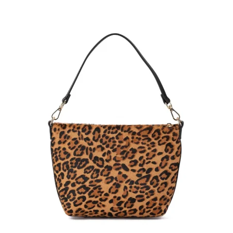 Дамска чанта с косъм Aline bag SAINT BARTH — снимка 7