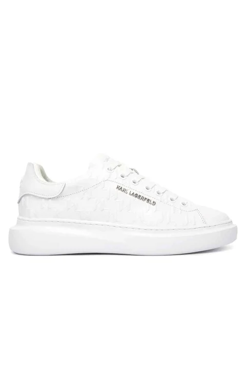 Sneakers Kore Monogram Emboss Lo KL56549K 01w-white lthr / mono