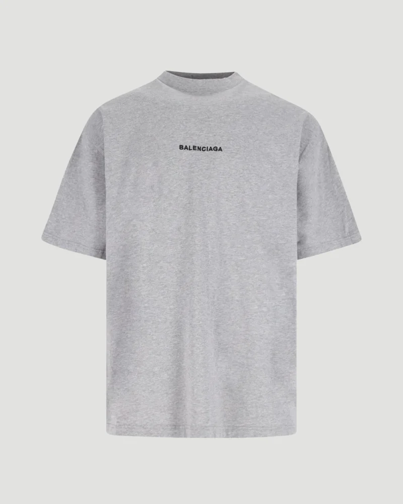Cotton T-Shirt in Grey