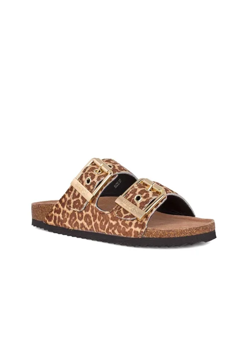 Сандали Pony Hair Two Buckle Sandal COC.HC.BIO502 leo — снимка 2