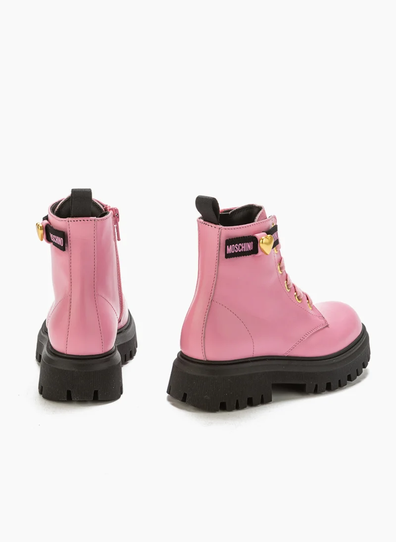 Боти с лого надпис Moschino Kids — снимка 3