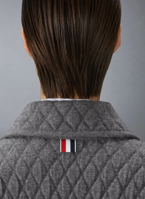 Яке от вълна с '4-bar' детайл Thom Browne — снимка 4