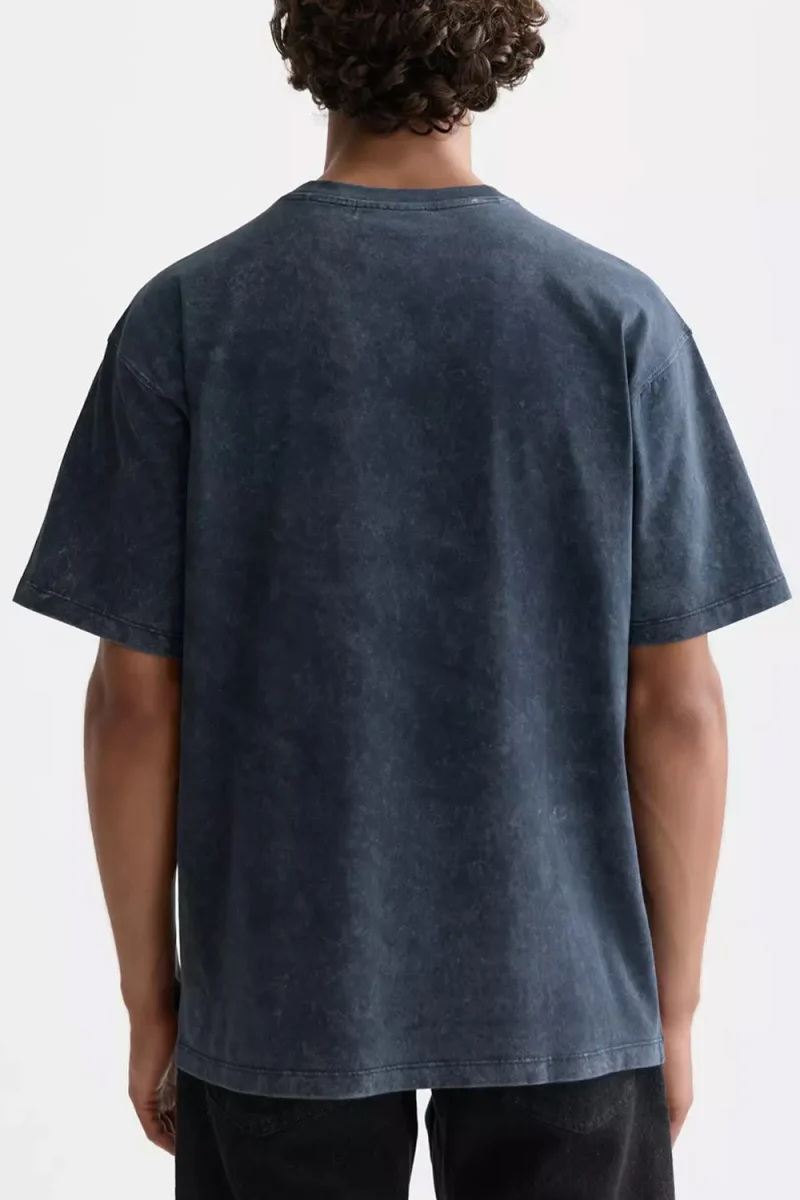 T-Shirt Front Artwork Relaxed Fit Snow Washed 183199 001 carbon — снимка 2
