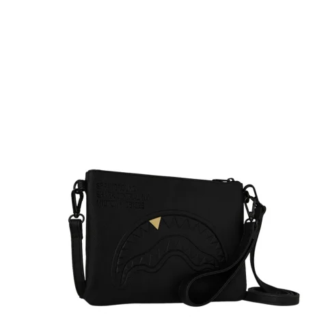 Чанта през рамо BLACKED OUT EMBOSSED GOLD TOOTH SPRAYGROUND — снимка 6