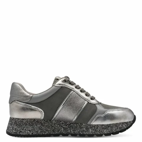 Дамски Сникърс TAMARIS – 1-23727-42-919 SILVER GLAM — снимка 2