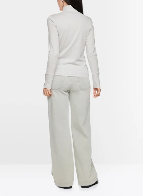 Блуза с декоративни копчета Marc Cain Collections — снимка 3