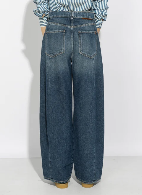 Деним 'Wide leg' Weekend Max Mara Wkdmadia — снимка 3
