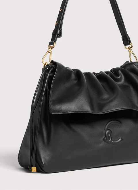 Чанта Coccinelle Medium Lidia Noir — снимка 3