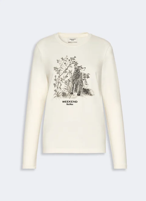Блуза с принт Weekend Max Mara Wkdcestino — снимка 7