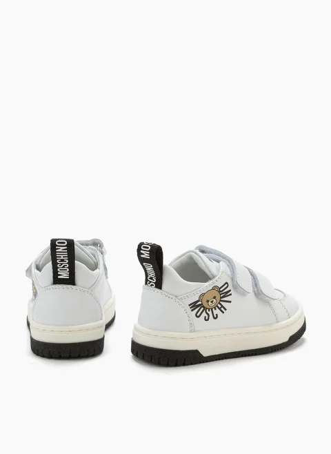 Кожени кецове 'Teddy Bear' Moschino Kids — снимка 3