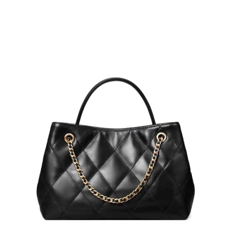 Дамска черна чанта SMALL FLEMING CARRYALL TORY BURCH — снимка 9