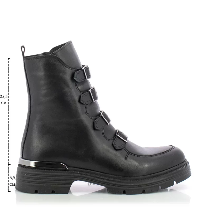 Дамски Кубинки CARLO FABIANI – 26103856 BLACK — снимка 6