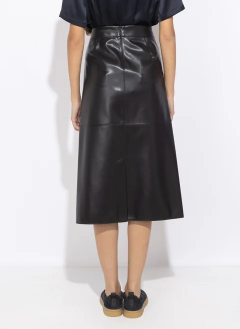 Миди пола с кожен ефект 'S Max Mara Smmcrisma — снимка 3