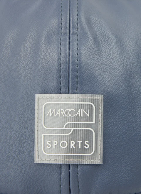 Шапка с кожен ефект Marc Cain Sports — снимка 4