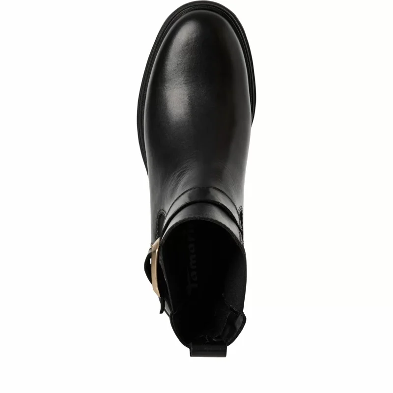 Дамски Боти На Ток TAMARIS – 1-25433-45-001 BLACK — снимка 5