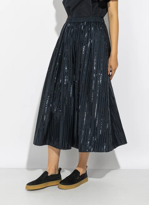 Миди пола с пайети Weekend Max Mara Wkdfiordi — снимка 2