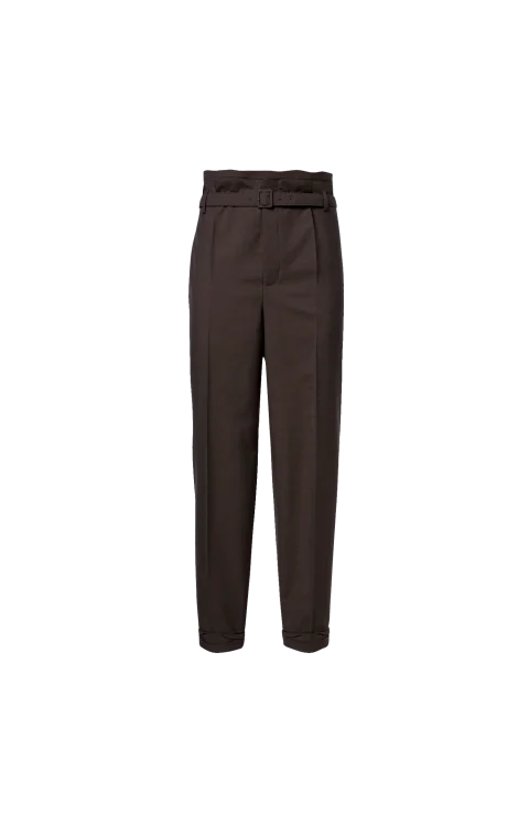 Paperbag Pants in Wool and Mohair