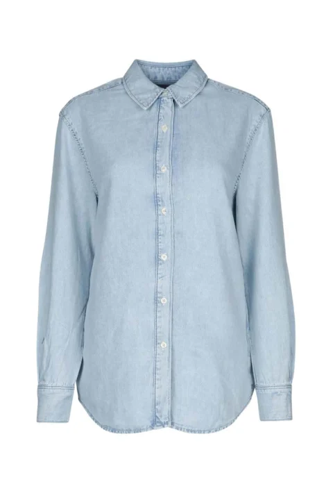 Риза Ls Lw Denim Tencel K20K208414 1AJ denim light
