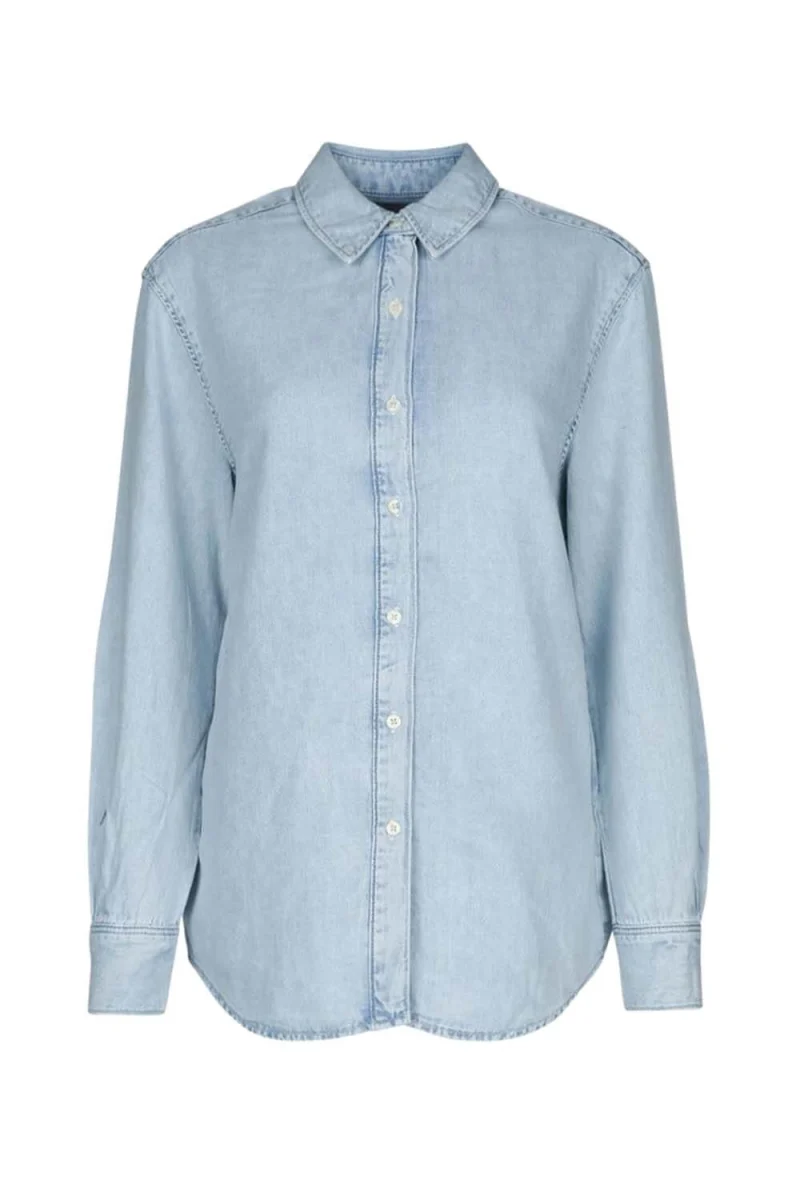 Риза Ls Lw Denim Tencel K20K208414 1AJ denim light