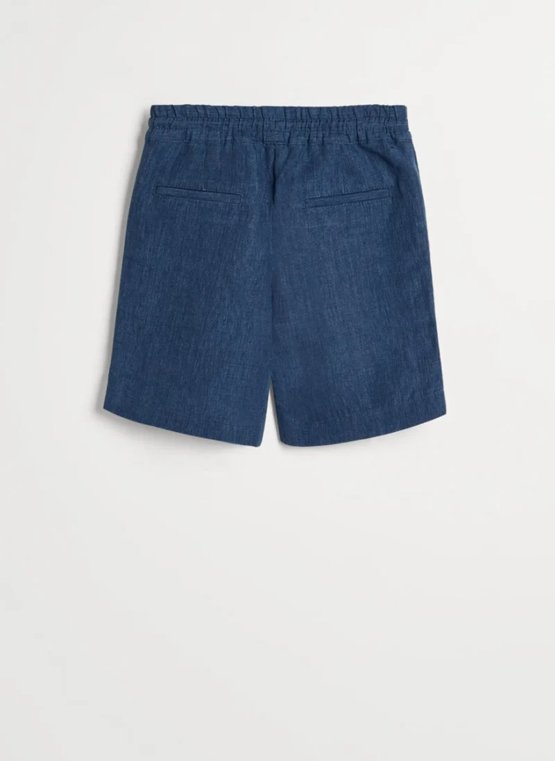 Бермуди от лен Brunello Cucinelli Kids 12 — снимка 4