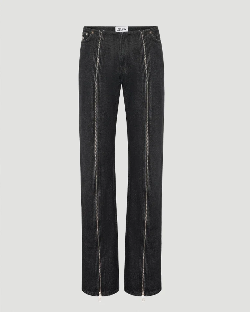 The Black Zipped Jeans